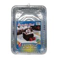 Home Plus Home Plus 6392070 9 x 13 in. Durable Foil Cake Pan - Silver- pack of 12 6392070